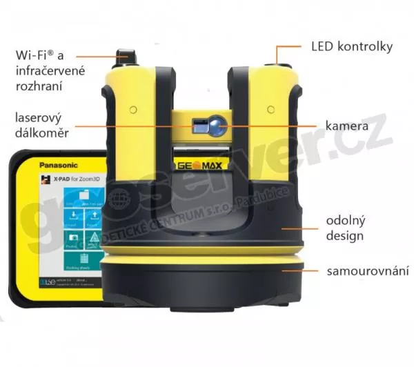 Robotick laserov dlkomr Geomax Zoom3D